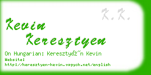 kevin keresztyen business card